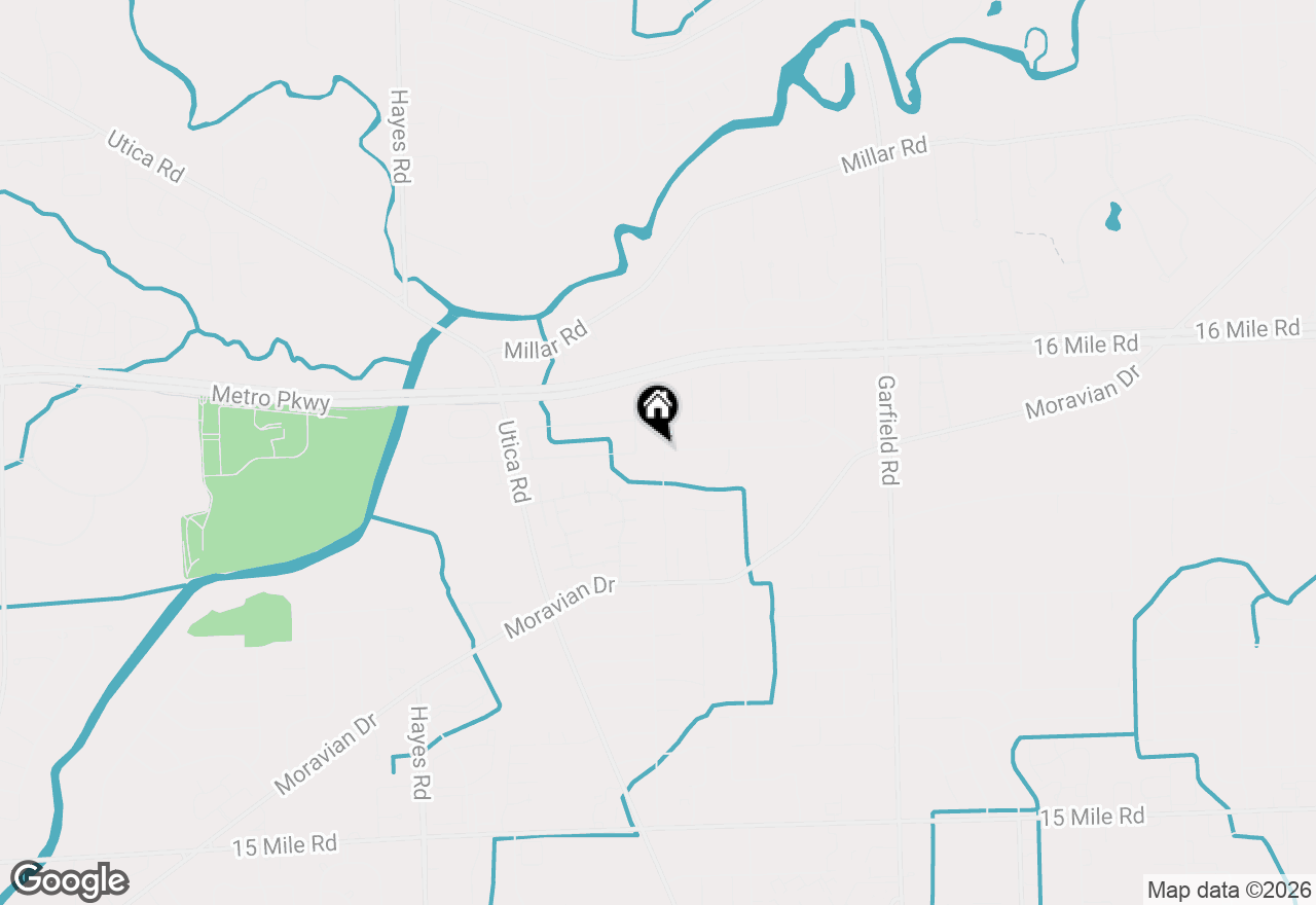 Map of 36521 Gloucester Drive, Clinton Twp, MI 48035