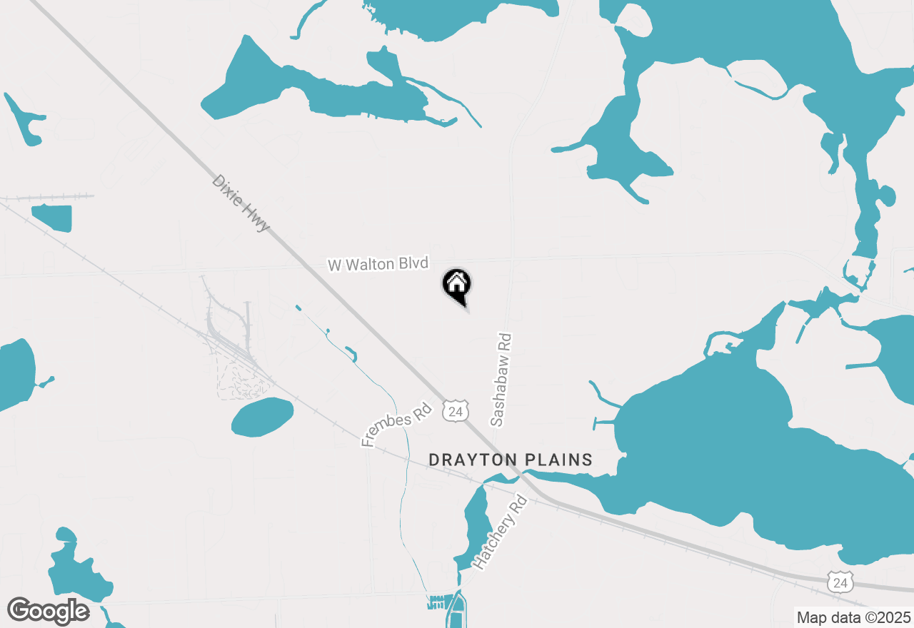 Map of 4400 Louella Drive, Waterford, MI 48329