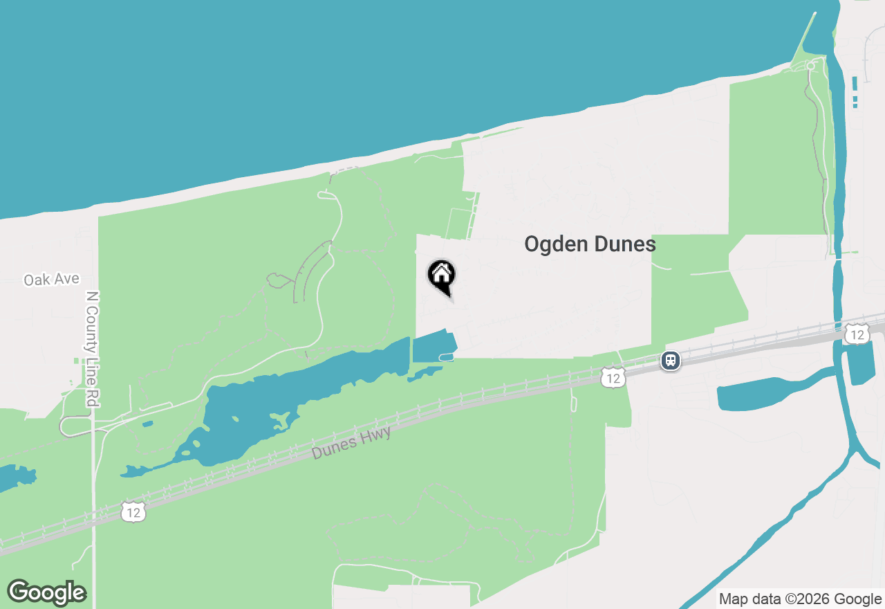 Map of 22 Chrismar Road, Ogden Dunes, IN 46368