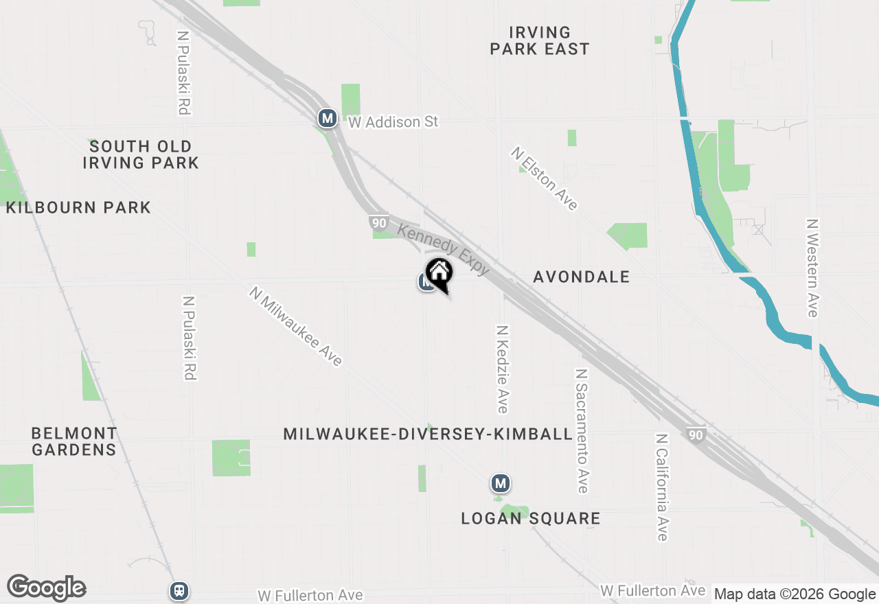 Map of 3120 N Christiana Avenue, Chicago, IL 60618