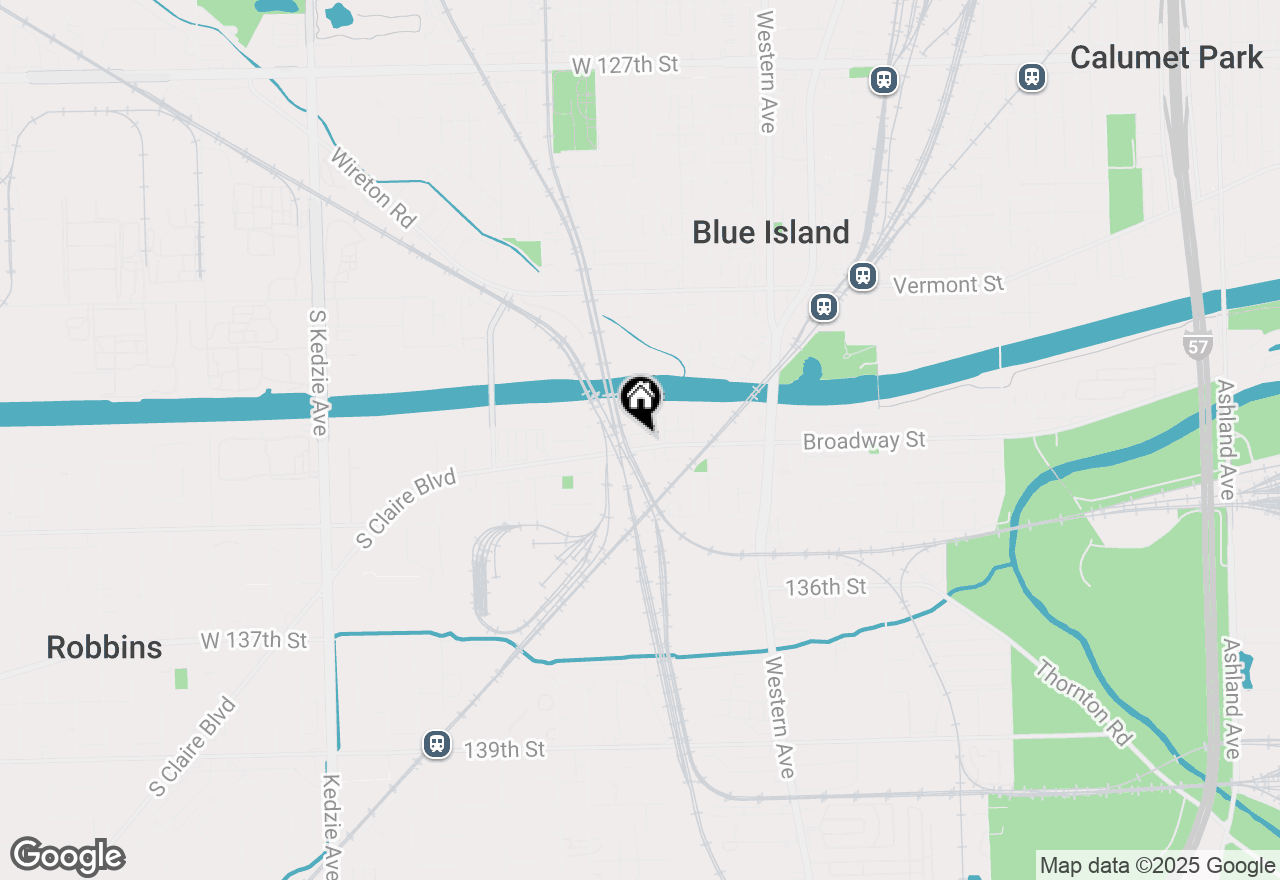 Map of 2628 Broadway Street, Blue Island, IL 60406