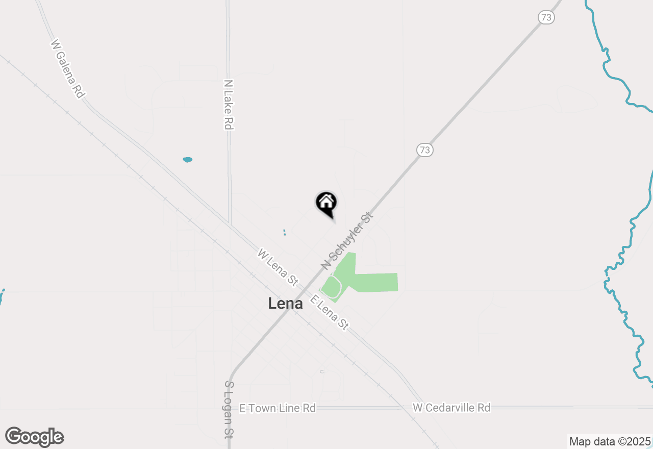 Map of 610 N Center Street, Lena, IL 61048