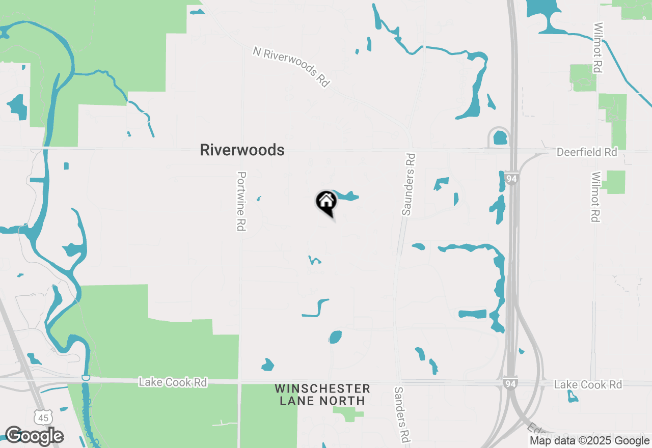 Map of 2514 Shoal Creek Court, Riverwoods, IL 60015