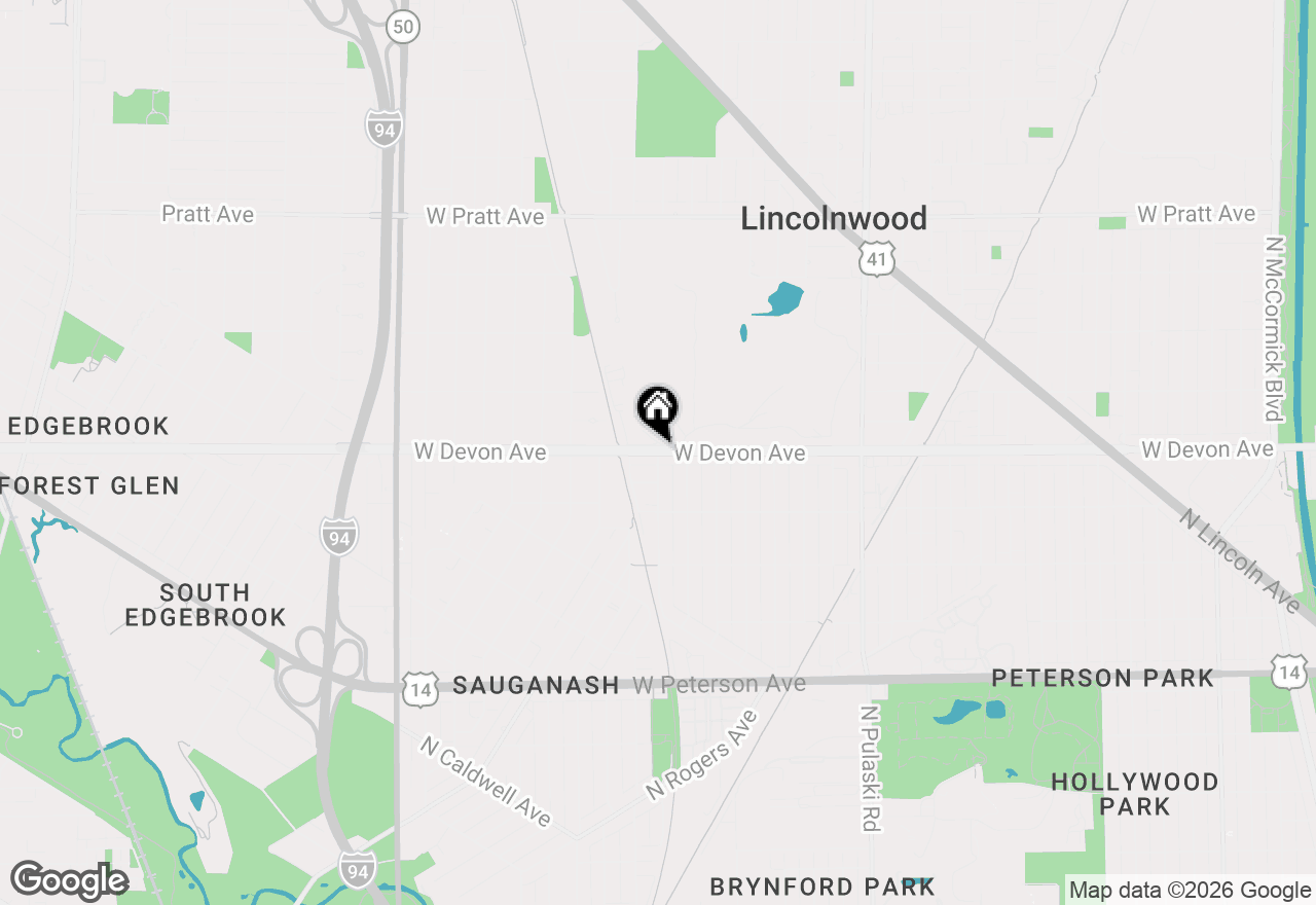 Map of 7241 N Lowell Avenue, Lincolnwood, IL 60712