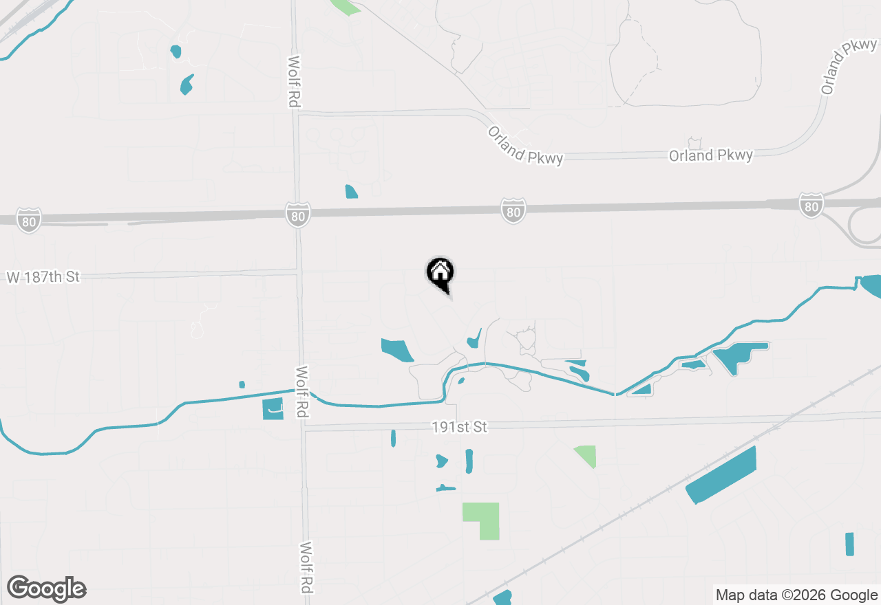 Map of 18753 Rosewood Lane, Mokena, IL 60448