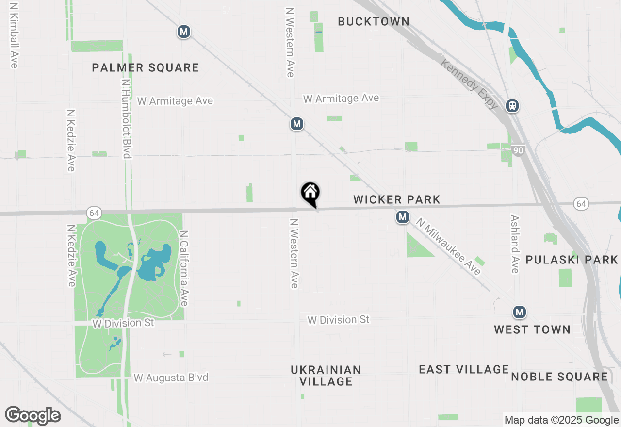 Map of 2325 W North Avenue #2F, Chicago, IL 60647