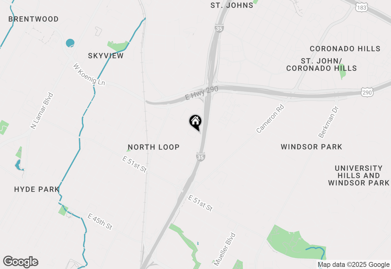 Map of 935 E 56th St #2 & 3, Austin, TX 78751