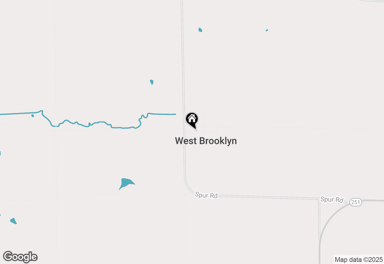 Map of 2523 Woods Street, West Brooklyn, IL 61378