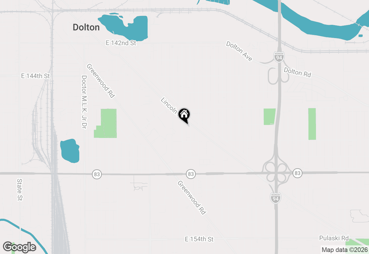 Map of 14703 Ellis Avenue, Dolton, IL 60419