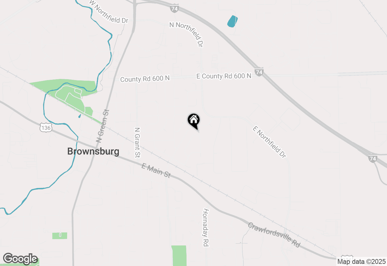 Map of 298 Lazy Hollow Drive, Brownsburg, IN 46112