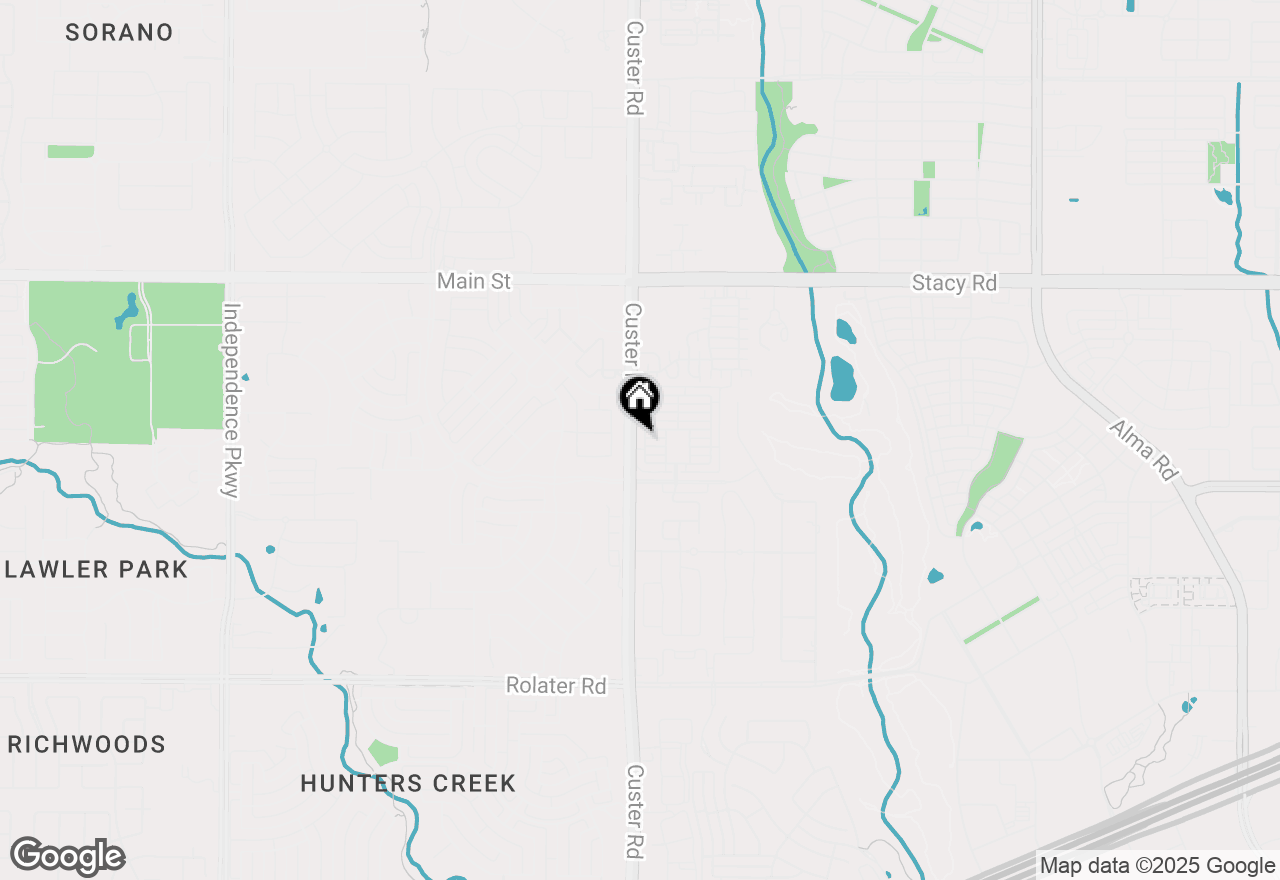 Map of 5620 Conch Train Road, Mckinney, TX 75070