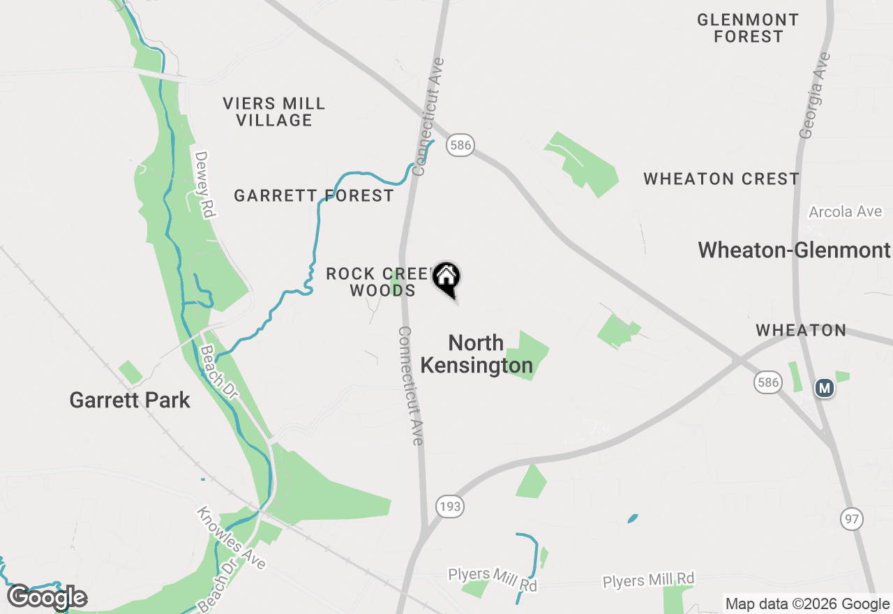 Map of 11319 Woodson Avenue, Kensington, MD 20895