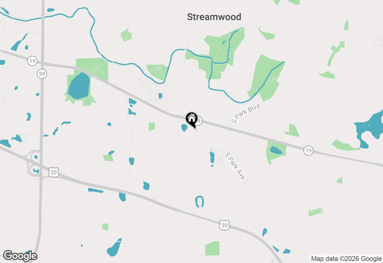 Map of 148 Meredith Lane, Streamwood, IL 60107