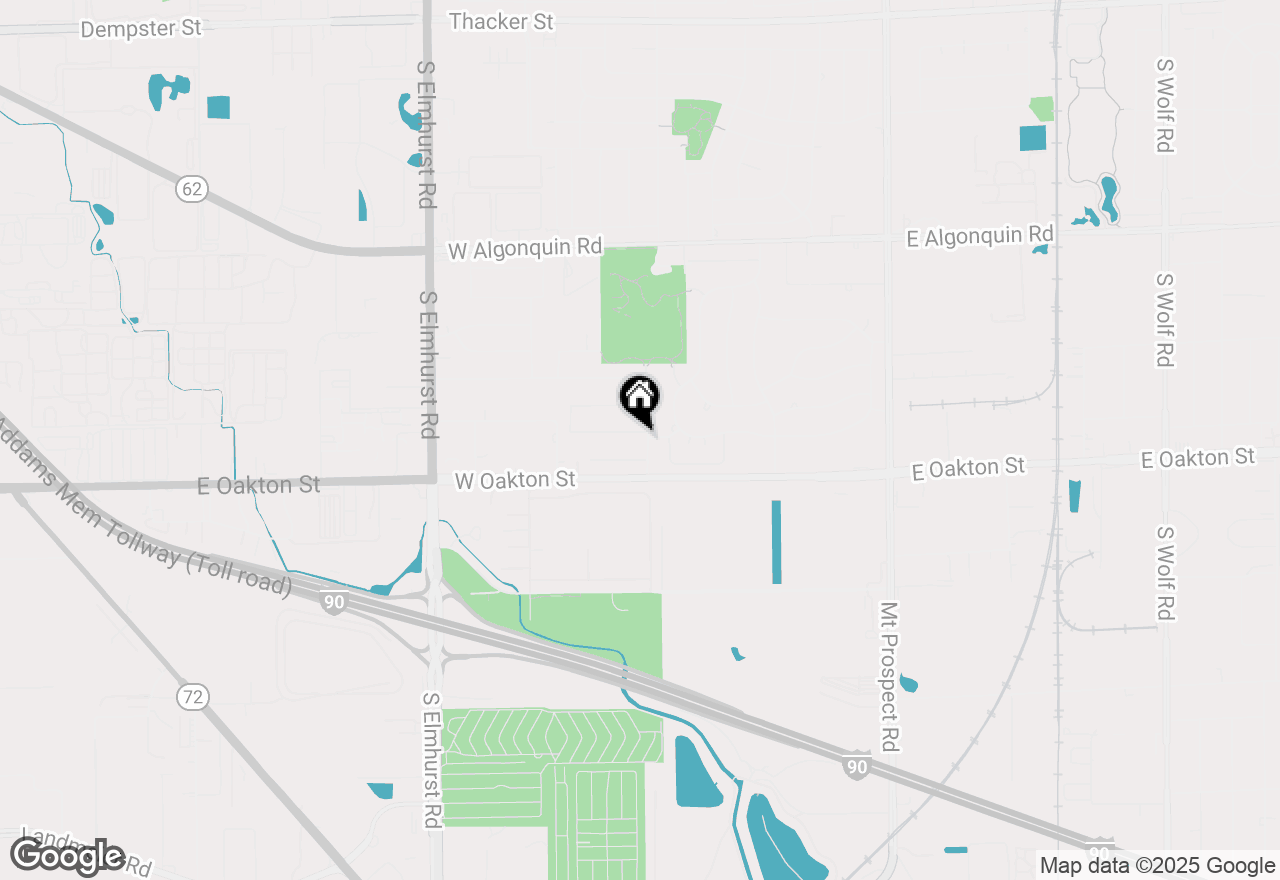 Map of 1550 Marshall Drive, Des Plaines, IL 60018