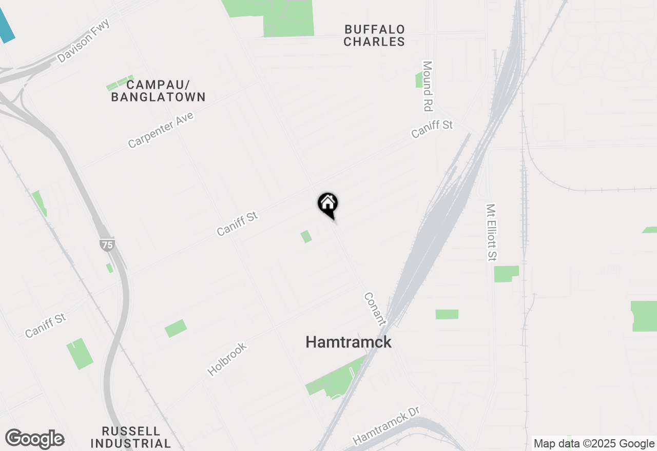 Map of 9819 Conant Street, Hamtramck, MI 48212