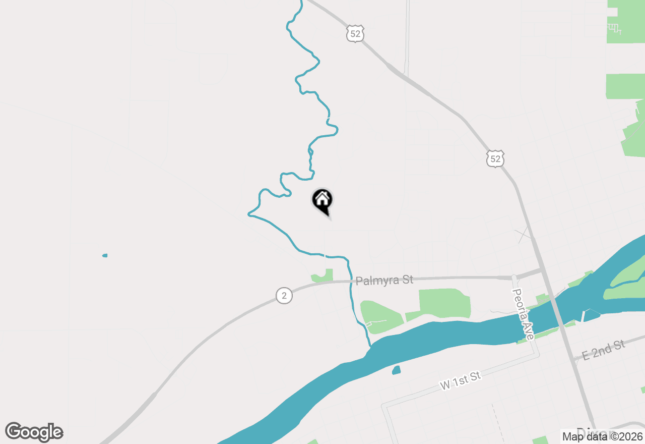 Map of 1301 Long Street, Dixon, IL 61021