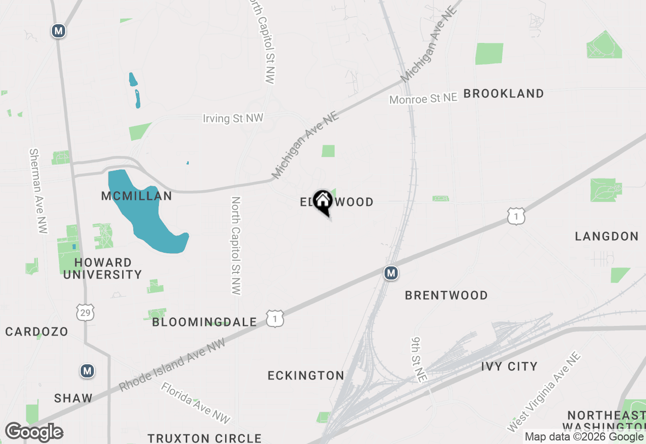 Map of 2625 3rd Street Ne #306, Washington, DC 20002