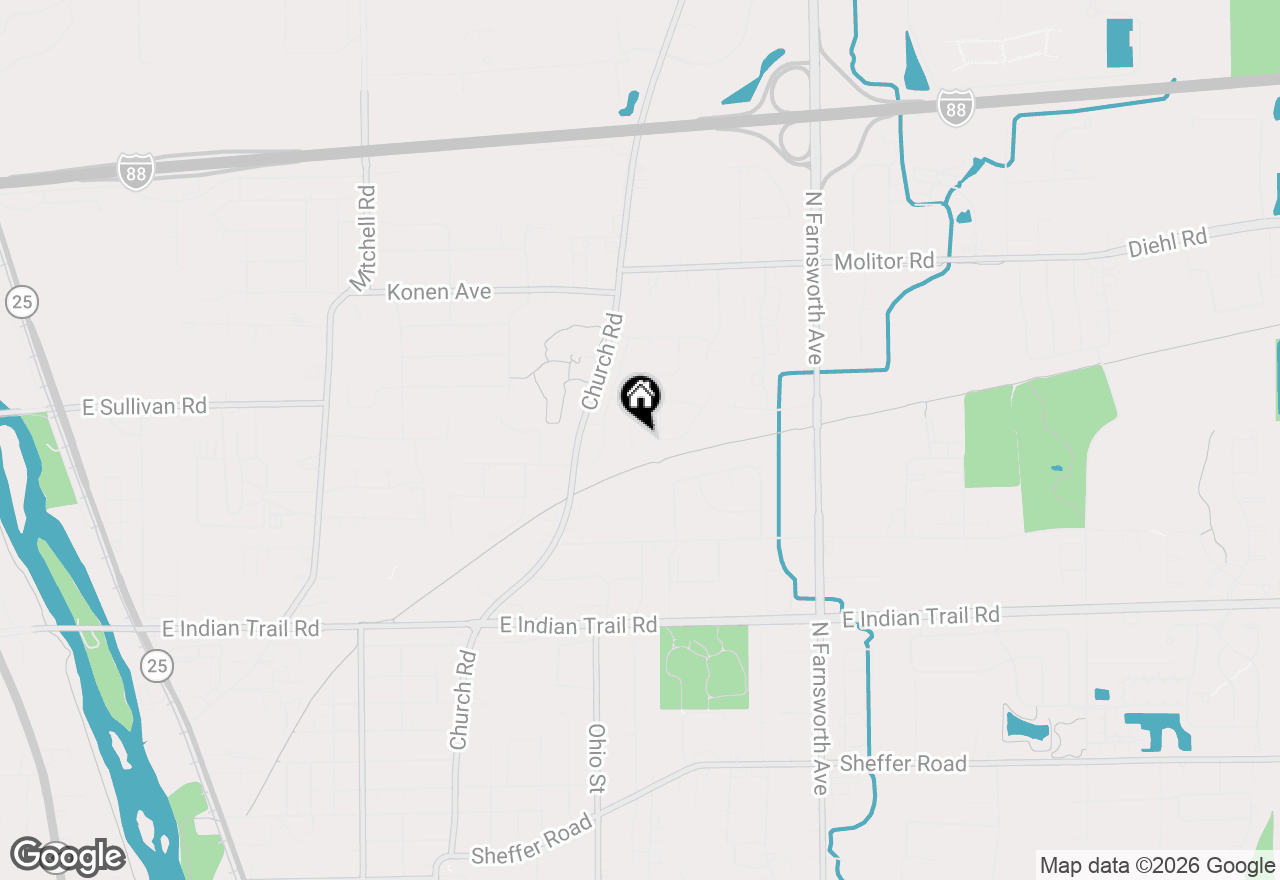 Map of 1567 Galway Drive, Aurora, IL 60505