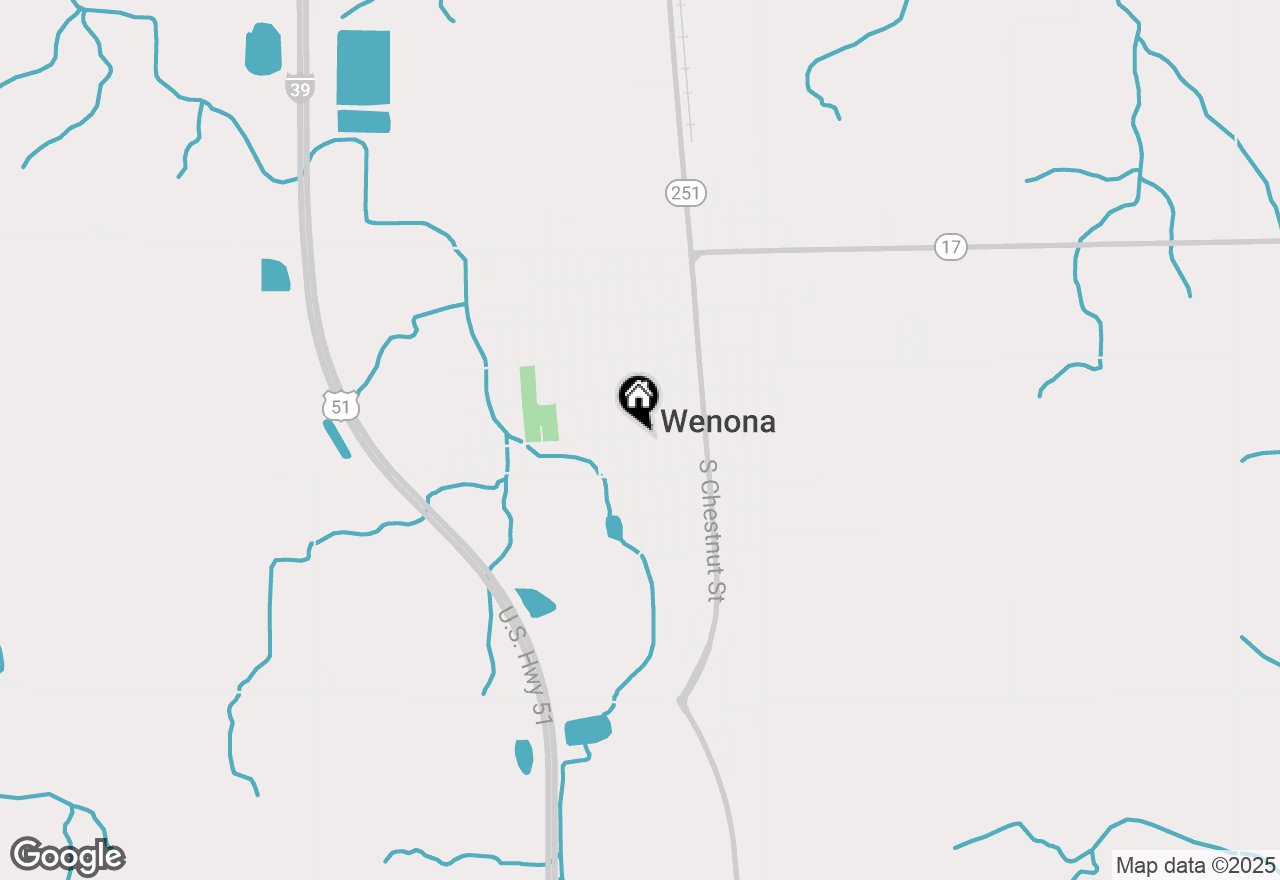 Map of 311 S Hickory Street, Wenona, IL 61377