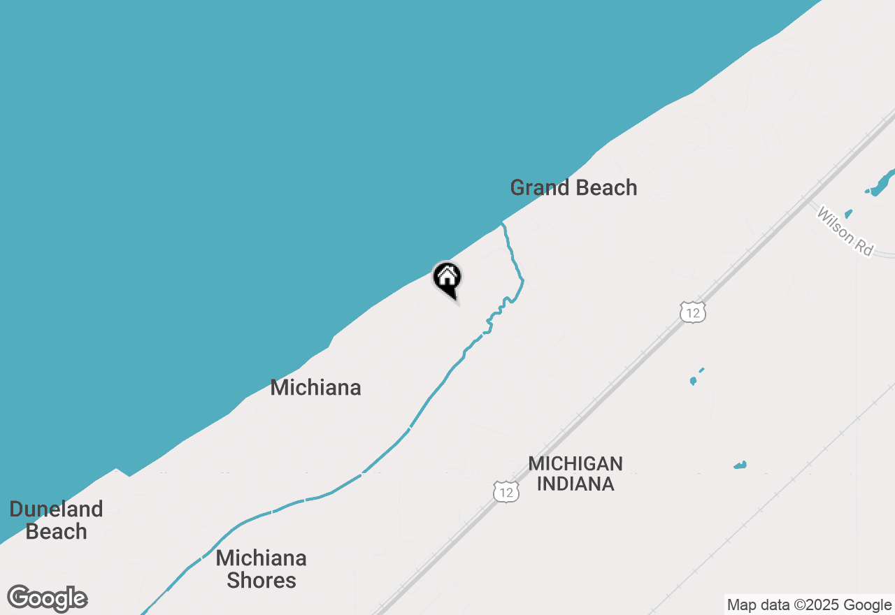 Map of 90 East Court, Michiana, MI 49117