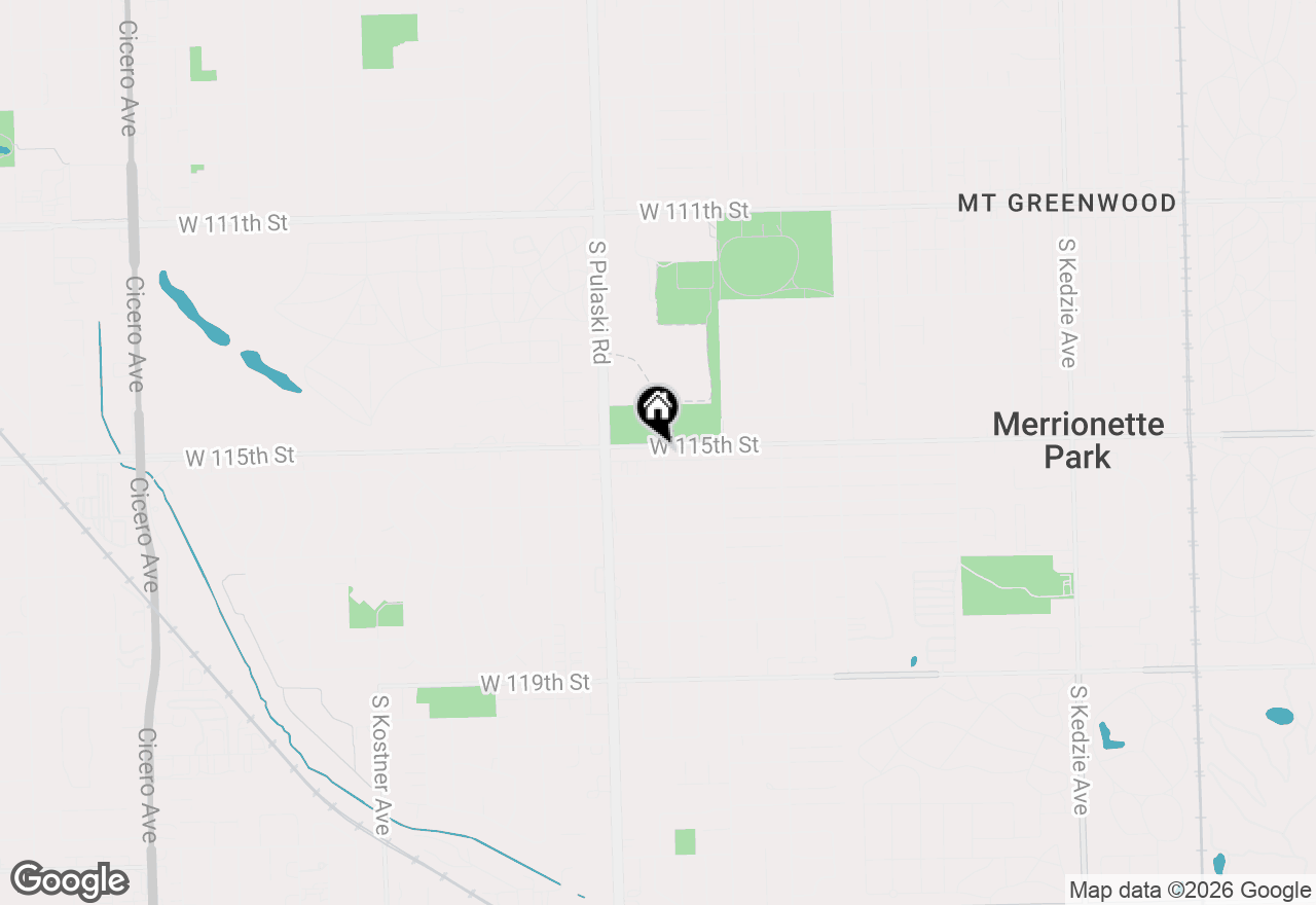 Map of 3903 W 115th Street, Alsip, IL 60803