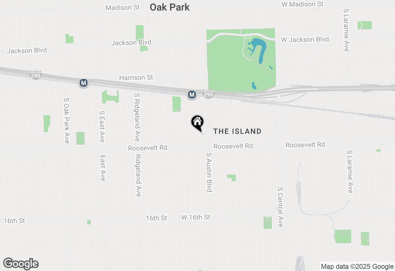 Map of 1165 S Humphrey Avenue, Oak Park, IL 60304