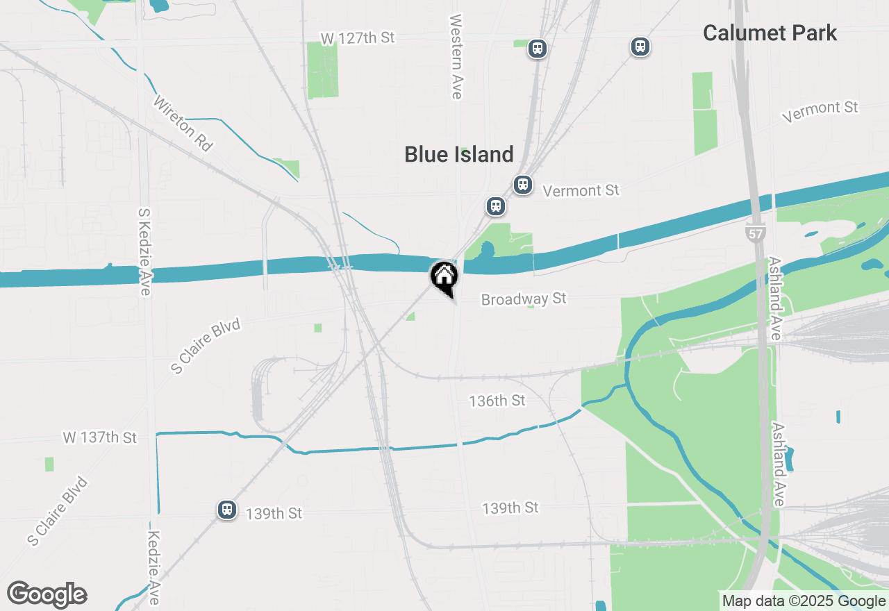 Map of 13341 Olde Western Avenue, Blue Island, IL 60406