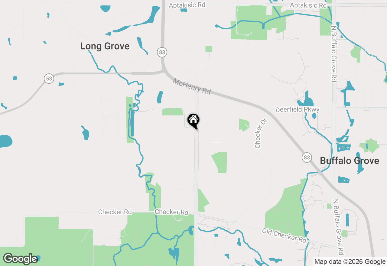 Map of 879 Burgess Circle, Buffalo Grove, IL 60089