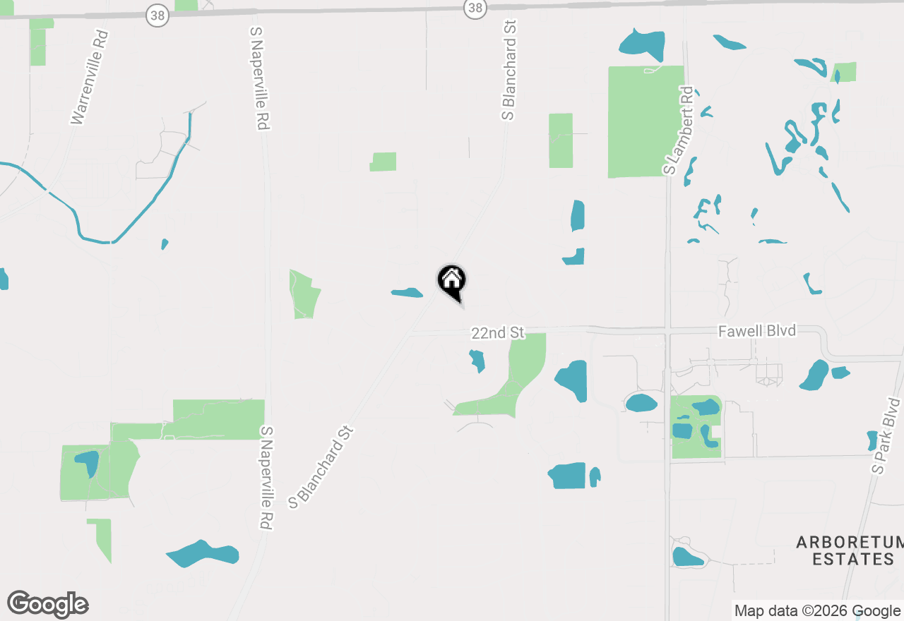Map of 1633 Leytonstone Drive #1633, Wheaton, IL 60189