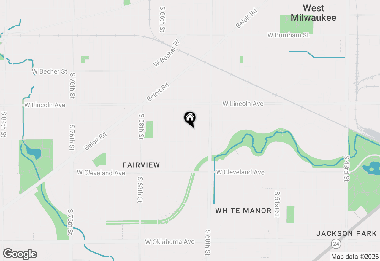 Map of 2445 S 62nd St #2447, West Allis, WI 53219