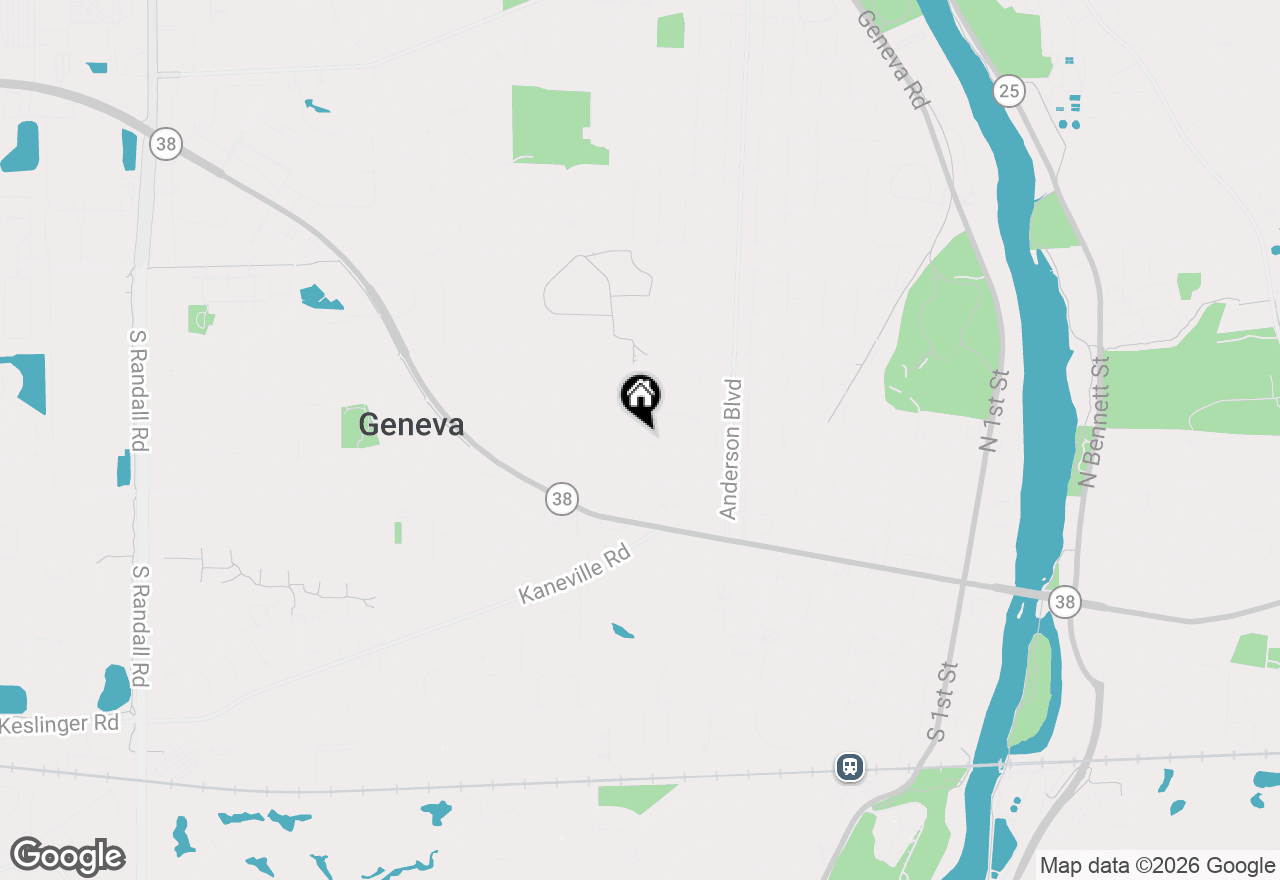 Map of 1201 Ford Street, Geneva, IL 60134