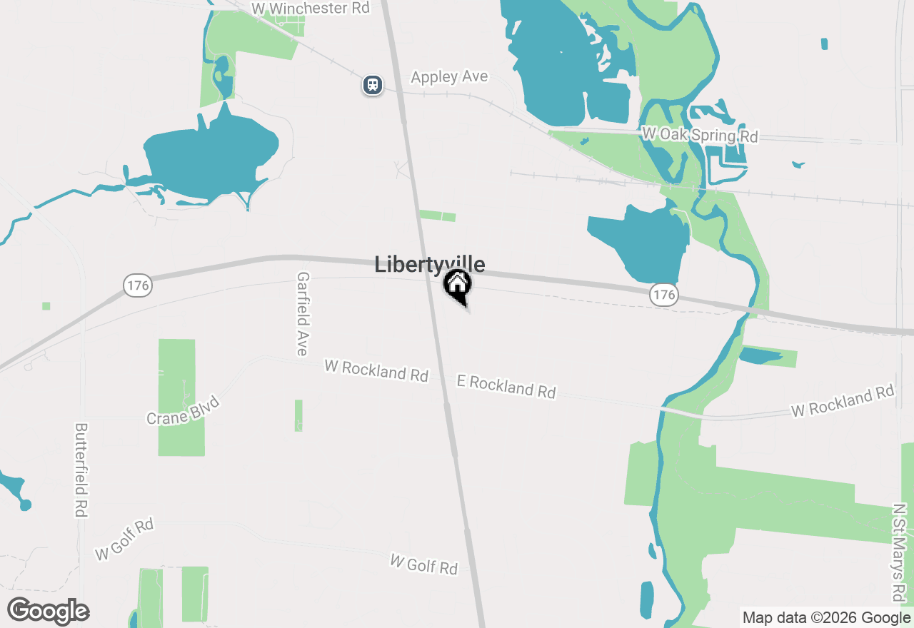 Map of 217 Prairie Avenue, Libertyville, IL 60048