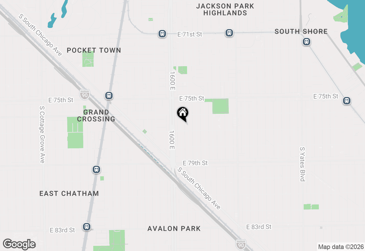 Map of 7639 S Cornell Avenue, Chicago, IL 60649