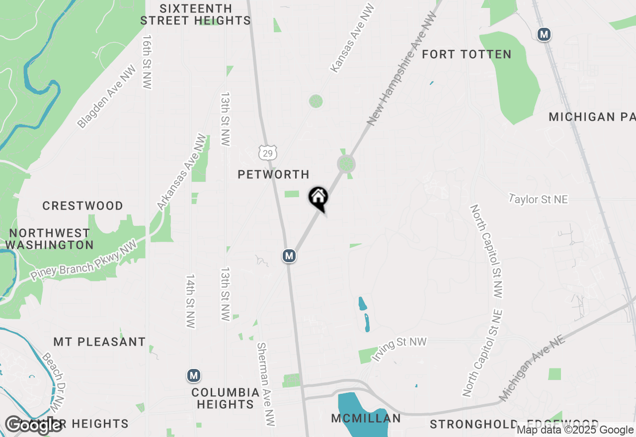 Map of 3925 New Hampshire Avenue Nw, Washington, DC 20011