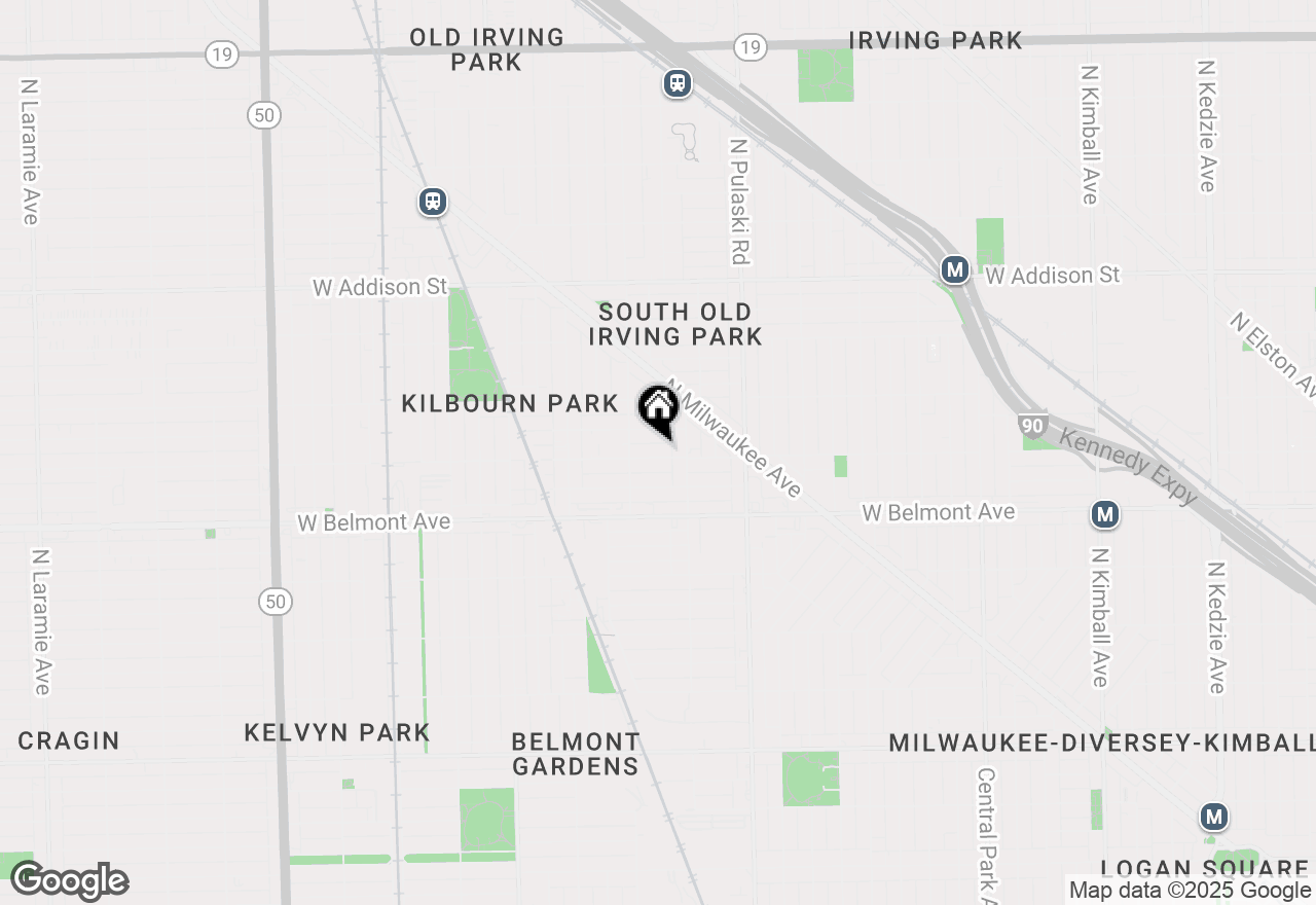 Map of 4128 W School Street #1, Chicago, IL 60641