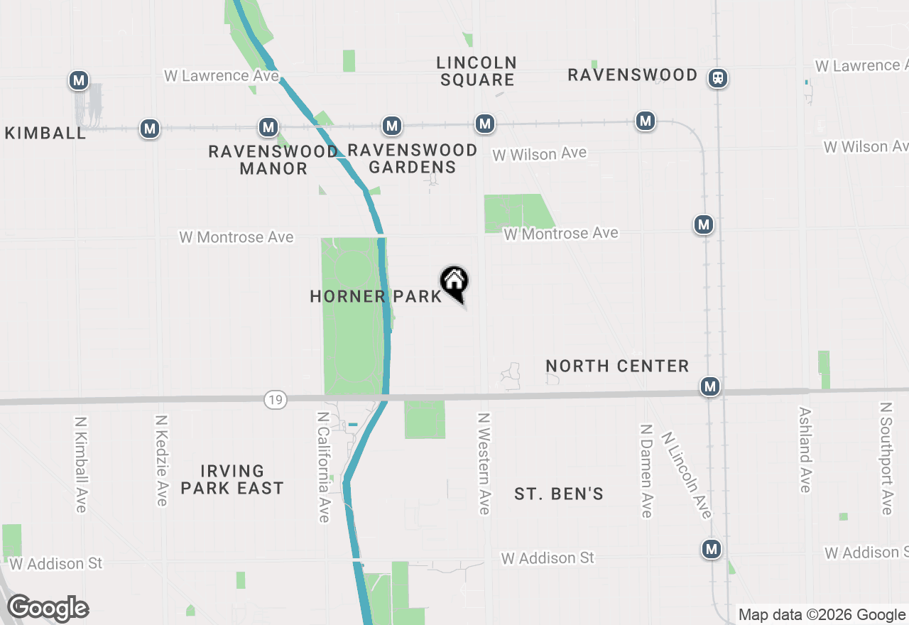 Map of 2442 W Berteau Avenue, Chicago, IL 60618