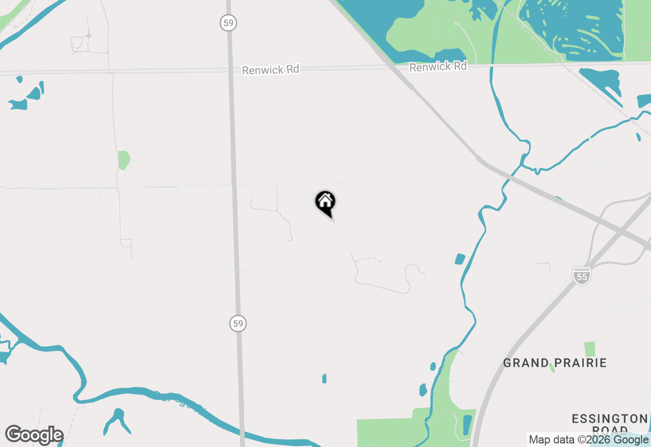 Map of 16426 S Dan Oconnell Drive, Plainfield, IL 60586