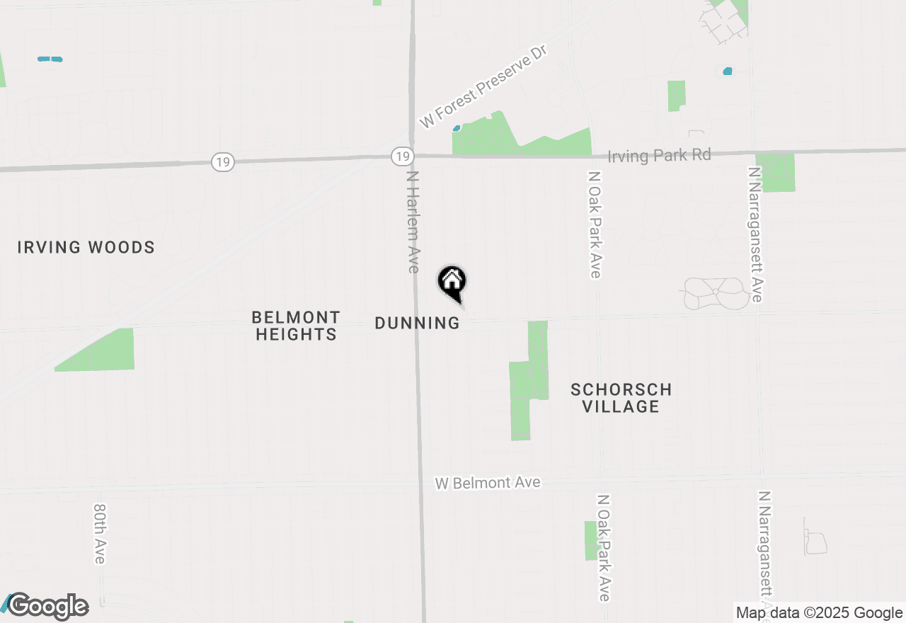 Map of 3614 N Nottingham Avenue, Chicago, IL 60634