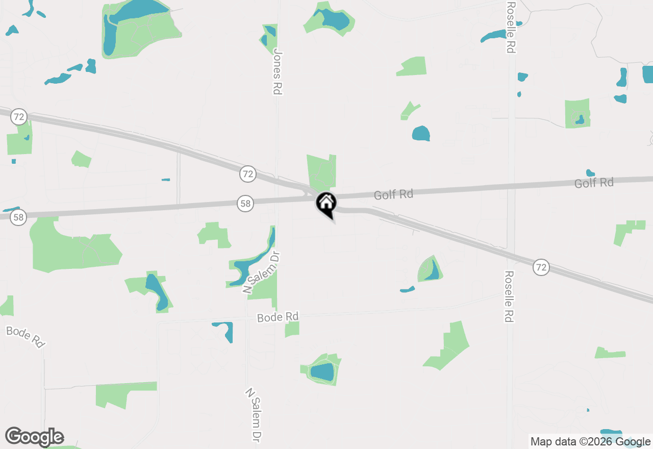 Map of 1180 Meadow Lane #6-306, Hoffman Estates, IL 60169