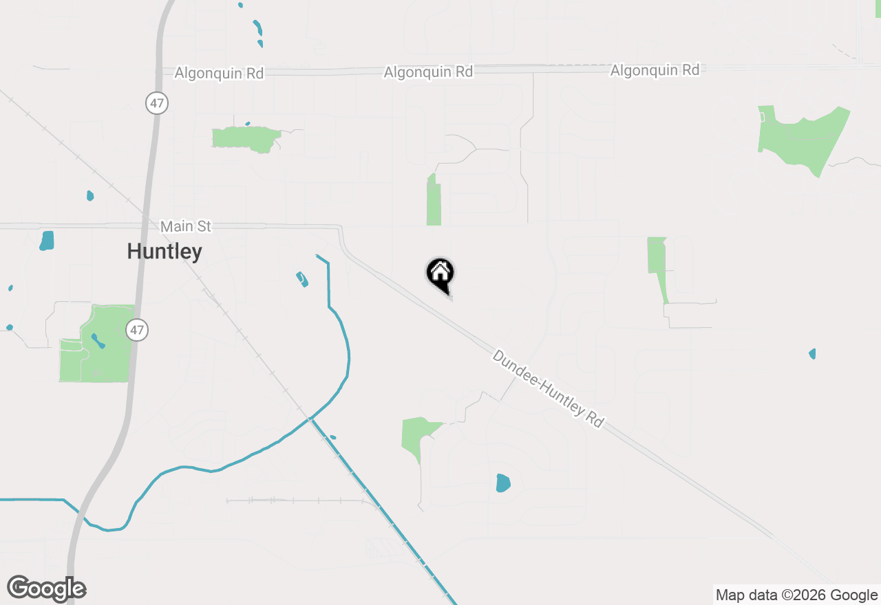 Map of 10925 Saxony Street, Huntley, IL 60142