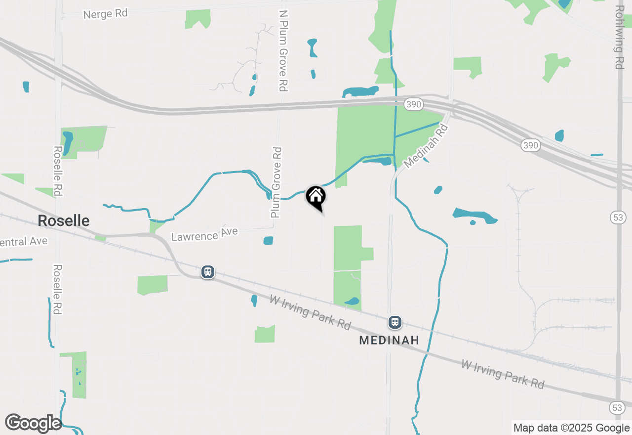 Map of 7N434 Linden Avenue, Medinah, IL 60157