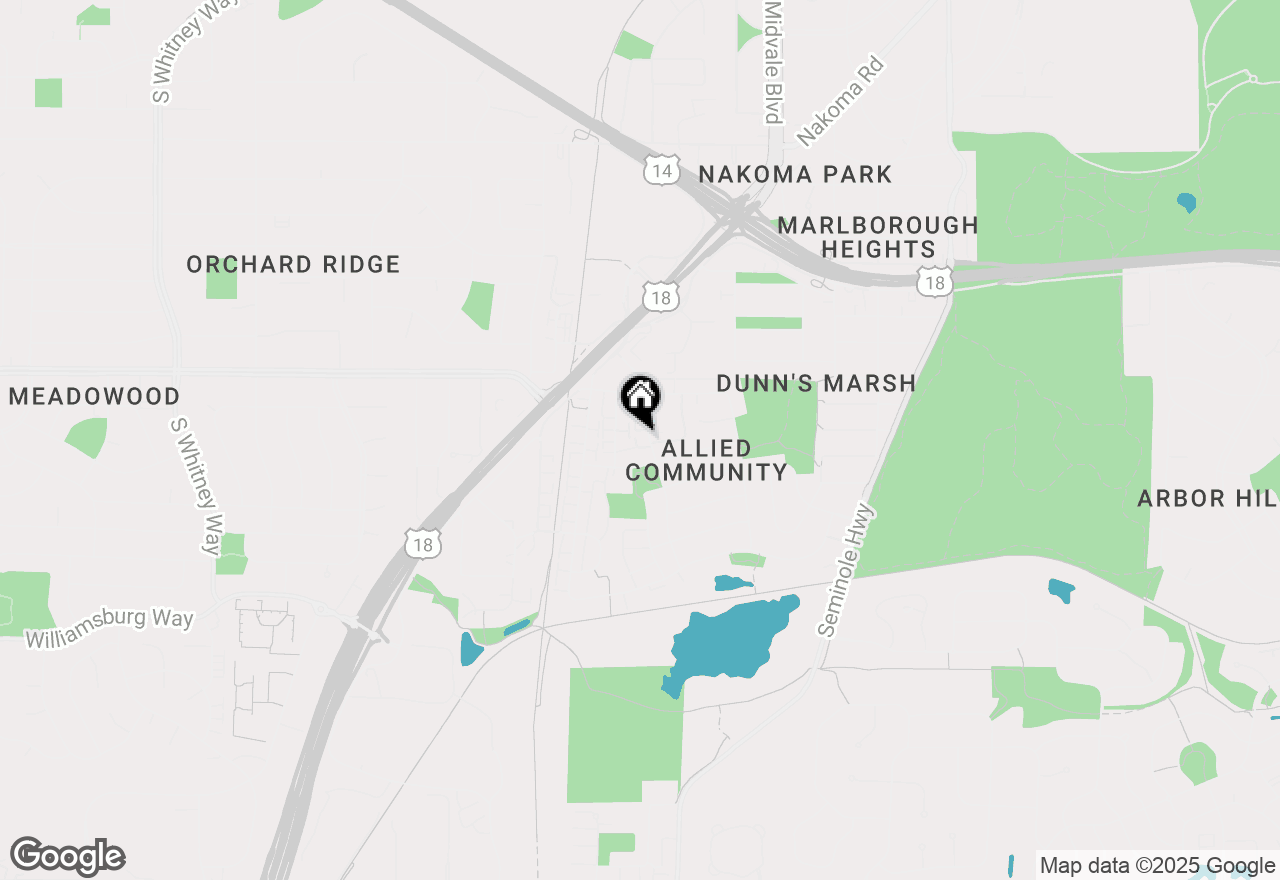 Map of 2118 Red Arrow Trail, Fitchburg, WI 53711