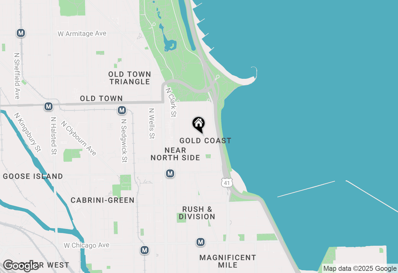 Map of (Address confidential), Chicago, Illinois 60610