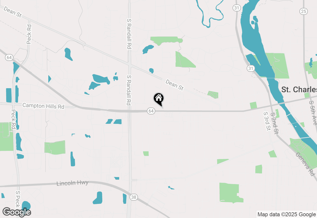 Map of 1712 W Main Street, St. Charles, IL 60174