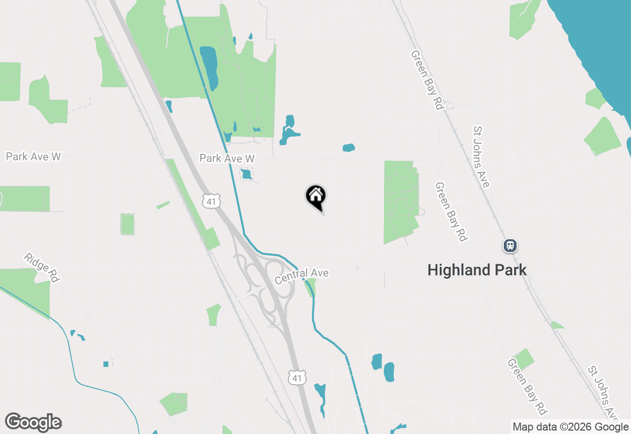 Map of 1115 Sandwick Court, Highland Park, IL 60035