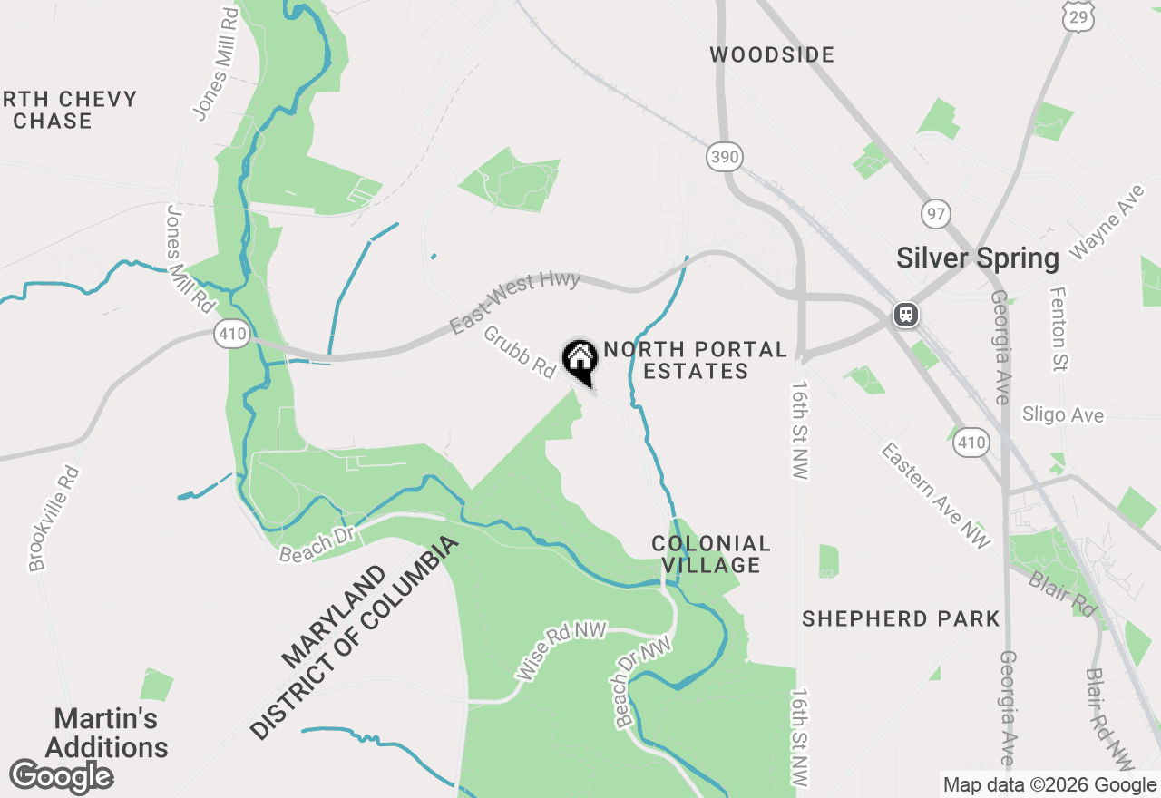 Map of 1842 Primrose Road Nw, Washington, DC 20012