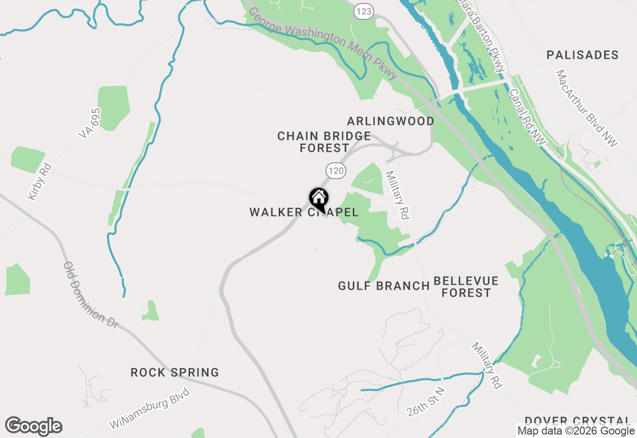 Map of 3829 Dittmar Road, Arlington, VA 22207