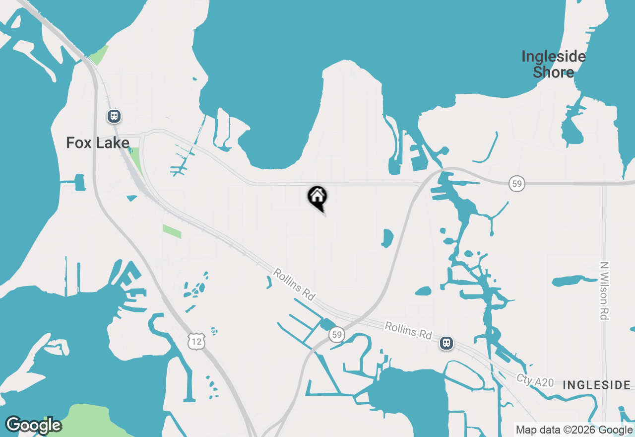 Map of 29 Elm Avenue, Fox Lake, IL 60020