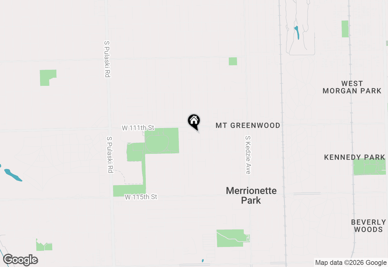 Map of 11122 S Saint Louis Avenue, Chicago, IL 60655