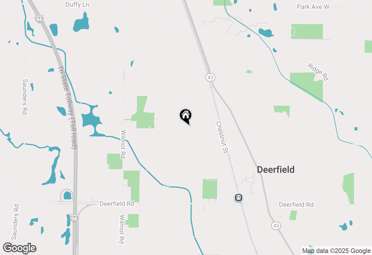Map of 1243 Stratford Road, Deerfield, IL 60015